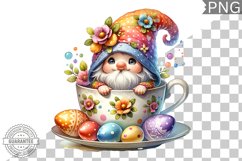 Easter Gnome Sublimation - Clipart PNG Design Product Image 1