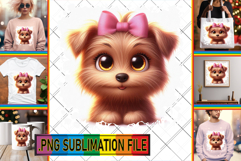 Dazzling TSHIRT Magic PNG, 3D Dog Product Image 1