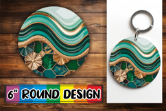 Timeless Round Coasters Design PNG, Pattern Product Image 1