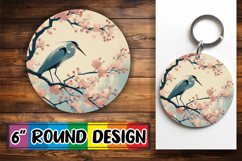 Sweet Coaster Designs for Cars PNG, Birds Product Image 1