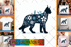 Sweet PNG Designs for TSHIRTS, Flower Animals Product Image 1