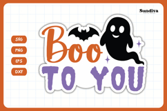Funny Halloween Sticker | Boo To You Product Image 3