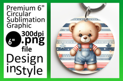 Gorgeous Circle Design for Sublimation , Teddy Bear Product Image 1