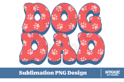 American Dog Mama Papa 4th of July USA Paw DTF PNG Bundle Product Image 5