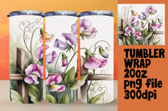 STUNNING 20oz Tumbler Design for Gifts , Flowers Product Image 1