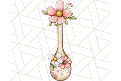 Cottagecore Kitchen Clipart, Vintage Country Floral Kitchen Product Image 2