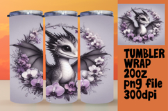 VIBRANT Design for 20oz Tumbler , Dragon Product Image 1