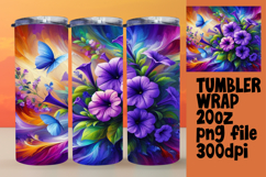 BEAUTIFUL PNG for 20oz Tumbler , Flowers Product Image 1