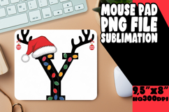 Bright MOUSE PAD Artistic PNG, Christmas Product Image 1