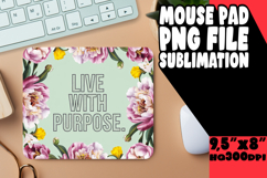 Cheerful MOUSE PAD Sublimation PNG, Religious Product Image 1