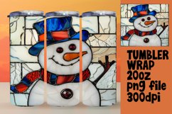 Winter Holiday 3D Snowman Wrap Design Product Image 1
