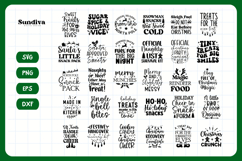 30 Christmas Treat Bag Quotes SVG Bundle Product Image 3