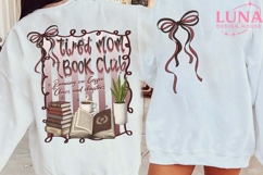 Tired Moms Book Club PNG Digital Download, Funny Coffee Chao Product Image 4