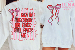 Jesus PNG, Even In The Chaos His Grace Finds Me Png Product Image 4