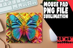 Colorful 3D Butterfly Sublimation Pad - Spring Theme Product Image 1