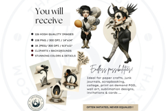 Dark Whimsy Peculiars Clipart and Backgrounds for Journals Product Image 3