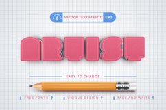 Eraser - Editable Text Effect, Font Style Product Image 4