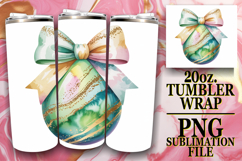 Unique horizons 20oz tumbler wrap, Easter Egg Product Image 1