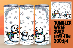 Sublimation Tumbler Template 20oz , Christmas Product Image 1