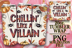 Uplifting spirits 20oz tumbler wrap, Halloween Product Image 1