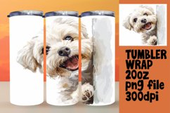 Puppy Whimsy Sublimation Tumbler - 20oz Product Image 1