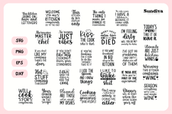 30 Funny Kitchen Sayings SVG Bundle Product Image 3