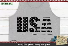 USA Flag - Distressed | Distressed USA | USA svg | Patriotic Product Image 2