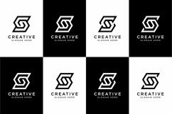 set of initial letter S logo vector design Product Image 1