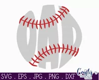 Baseball Dad | Sports Svg Design Cut File Product Image 2