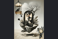 Dark Whimsy Peculiars Clipart and Backgrounds for Journals Product Image 12