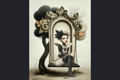 Dark Whimsy Peculiars Clipart and Backgrounds for Journals Product Image 15