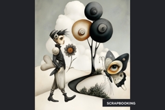 Dark Whimsy Peculiars Clipart and Backgrounds for Journals Product Image 7