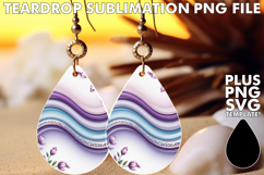 Unique Teardrop Earrings Ideas PNG, Pattern Product Image 1