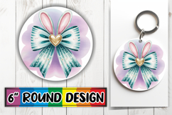 Enchanted Round Ornaments Magic PNG, Easter Bow Product Image 1