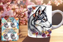 Joyful Canine Art Mug Design Product Image 1