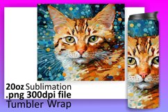 Cheerful Cat Companions: Sublimation Magic Product Image 1