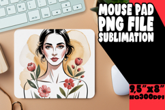 Sweet Desk Mat Sublimation Style, Beauty Woman Product Image 1