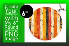 Dynamic Floral Patterns: Sublimation Circle &amp; Keychain Product Image 1