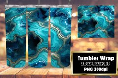 Sublimation 3D Geode Agate 20oz Tumbler Glitter Product Image 1