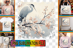 Sweet TOTE BAG Gift Ideas PNG, Birds Product Image 1