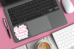 Printable Book Lover Sticker | Book Character Product Image 3