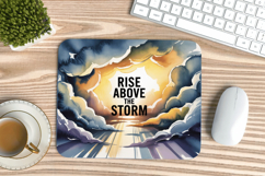 Inspirational Quotes Mouse Pad, Motivational PNG Sublimation Product Image 1