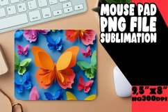 Butterfly Bliss 3D Mouse Pad - Colorful Spring Product Image 1