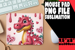 BLISSFUL mouse PAD Fun Design, Cute Dino Product Image 1