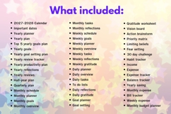 2027-2028 Minimal Planner Canva Template Product Image 9