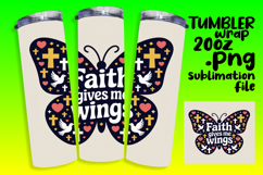 Stylish 20oz Tumbler Design , Religious Product Image 1