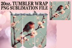 Wholesome joy 20oz tumbler wrap, Birds Product Image 1