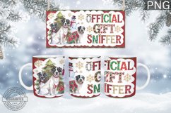 Official Gift Mug Wrap Design-Christmas Dog Sublimation Product Image 1