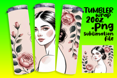 GLAMOROUS 20oz Tumbler Design for Personal Use , Beauty Woma Product Image 1