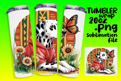 CHARMING 20oz Tumbler Template , Cute Dog Product Image 1
